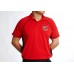 Polo Shirt, Black and Red, Simply Cricket 